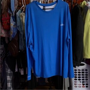 💙 Habit Men’s Performance Long Sleeve Fishing Shirt – Blue – 2XL 💙